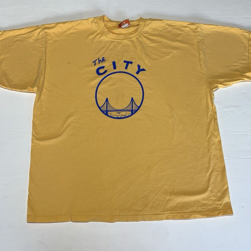 Vintage Golden Gate Warriors “The City” Old Logo NBA Size 2XL(XL)